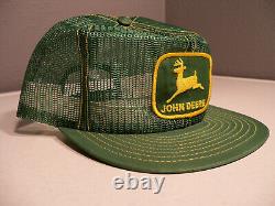 Vintage John Deere Louisville Mfg Co USA Full Mesh NOS Snapback Trucker Hat Cap