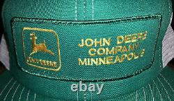Vintage John Deere Minneapolis Mesh Trucker Snapback Hat Cap Patch USA