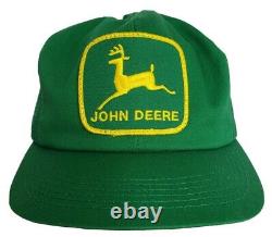 Vintage John Deere Trucker Hat K-Products Snapback Green Mesh Patch Cap Made USA