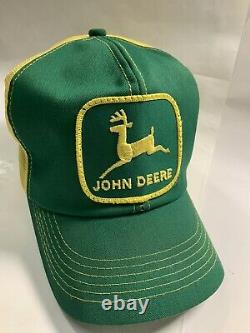 Vintage John Deere Trucker Hat Patch Snapback Cap K Brand Products