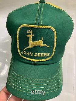Vintage John Deere Trucker Hat Patch Snapback Cap K Brand Products
