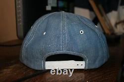 Vintage K-Brand Phillips 66 Denim snapback patch gas truckers farm hat cap