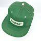 Vintage K Brand Trucker Hat Cap Snap Back Usa Green Denim Patch Farm Seed 80s