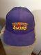Vintage La Lakers Trucker Hat Cap Corduroy Championship Snapback 1980s Nba