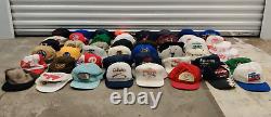 Vintage Lot of 48 Baseball Caps Trucker Hats Snapback Reseller Wholesale Farm