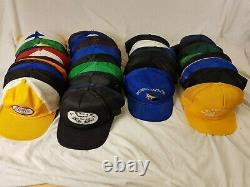 Vintage Lot of 50 Random Trucker Hat Snapback Mesh Patch Cap Mixed 80s 90s