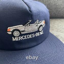 Vintage Mercedes-Benz Hat Rare 1990 SL-Class R129 Trucker Hat Cap USA Made