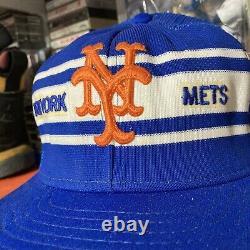 Vintage New York Mets AJD The Professional Mesh Trucker Hat Cap VTG 80s 90s MLB