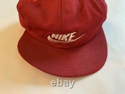 Vintage Nike K Brand Mesh Trucker Hat Cap K Products Seed Patch Farm Sport 80s