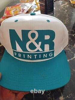 Vintage OLD N&R PRINTING SNAPBACK TRUCKERS HAT CAP CC
