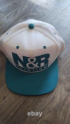 Vintage OLD N&R PRINTING SNAPBACK TRUCKERS HAT CAP CC