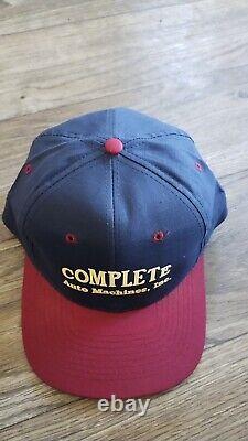Vintage Old Snapback Cap Hat Complete Auto Machines, Inc. CD Truckers Hat