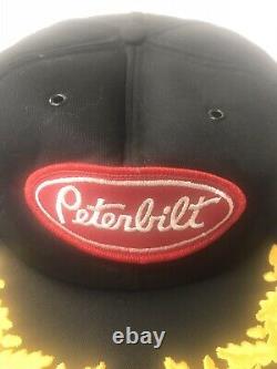 Vintage PETERBILT Puffy TRUCKER snapback cap hat PATCH Woodville WA, USA