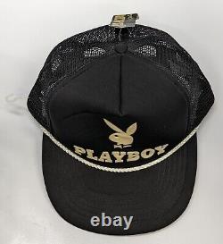 Vintage Playboy Magazine Mesh Snap Back Hat Trucker Cap With Tag