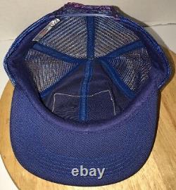 Vintage ROYAL CROWN COLA 80s USA Trucker Hat Cap Snapback Mesh RC PATCH Two Tone