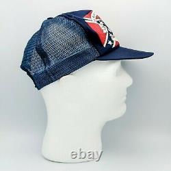 Vintage Rebel You Bet Your A Flag Blue Snapback Mesh Trucker Hat Cap USA