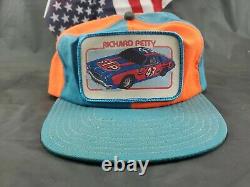 Vintage Richard Petty Patch Baseball Snapback Cap Trucker Hat