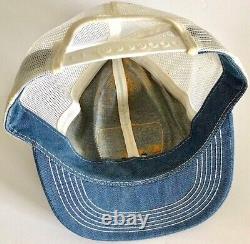 Vintage Snap On Tools K Brand Trucker Hat Cap Denim Mesh Snapback Patch USA