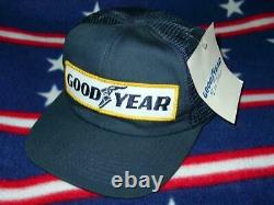 Vintage Snap-back GOODYEAR Truckers Hat / Cap NASCAR Racing K-Products (NEW)