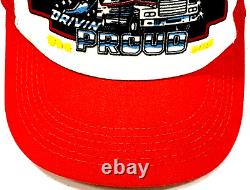 Vintage Snap-on #1 Drivin Proud Trucker Hat Snapback Mesh Truck Cap Made In USA
