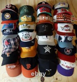 Vintage SnapBack 91 Hat Lot Trucker, Sports, Movies, Disney, Harley Davidson Cap