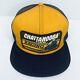 Vintage Snapback Chattanooga Chew Racing Trucker Hat Cap Usa Made Big Patch 80s