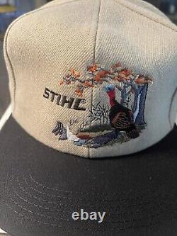 Vintage Stihl K products 1997 Turkey snapback hat Cap Trucker Dealer Exclusive