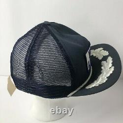 Vintage Stylemaster BUD LIGHT Trucker Snapback Hat Scrambled Eggs Cap Blue NWT