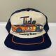 Vintage Tide Racing Team #17 Mesh Snapback Trucker Cap Hat Made In Usa