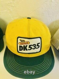 Vintage Trucker Hat Cap Lot 20 All Patch Snapback ALL K Brand Farmer Denim & Box