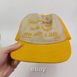 Vintage Trucker Hat Crude Sexy Paycheck Funny Snapback Cap USA Made Puff Print