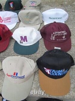 Vintage trucker hat collection x39 snapback cap farmer auto worker camel ESTATE