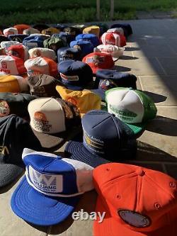 Vtg 70s 80s K Brand Louisville Patch Snapback Mesh Trucker 100 Hat Lot USA Cap