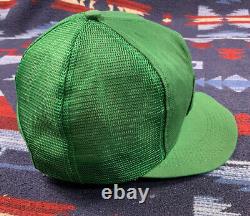 Vtg 70s 80s K Brand PRODUCTS Snapback Hat Cap NIKE Patch Swoosh Mesh Trucker