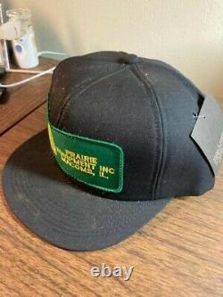 Vtg 80's John Deere Trucker Hat Snapback Big Patch Cap K Products NOS withTags