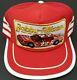 Vtg 80s Bobby Allison 3 Stripe Red Nascar Patch Snapback Trucker Hat Cap Us Made