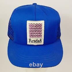 Vtg 80s Furadan Pesticide Trucker Hat Cap Made In USA Highly Toxic Banned Poison