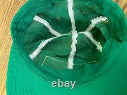 Vtg 80s K Products John Deere Patch Snapback Trucker Hat Cap USA Green