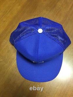 Vtg 80s LA Los Angeles Dodgers SnapBack MLB Baseball Trucker Hat Ball Cap M-L