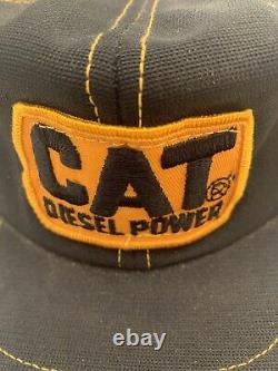 Vtg Cat Diesel Power Hat Snapback Farmer Trucker Cap Amazing Condition Mesh