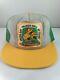 Vtg Green Bay Packers Hall Of Fame 70's Big Patch Snapback Mesh Trucker Hat Cap