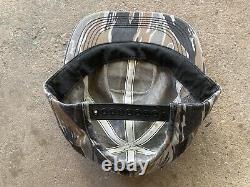Vtg John Deere Camouflage Cap Snapback Hat Farm Trucker 80s USA K Products Brand
