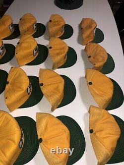Vtg NOS Dekalb Cap Hat Lot of 16 Mesh Snapback Agriculture Seed USA Farm Soybean