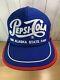 Vtg Pepsi Cola 3 Stripe Snapback Trucker Hat Cap 1988 Alaska State Fair Unused