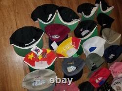 Vtg Snapback Hat Lot x39 Strapback Fitted movie mlb rap dad trucker dodgers cap