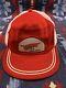 Vtg Snapback Trucker Mesh Hat Cap Red Wing Shoes Comfort And Fit Stripe Patch 3