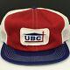 Vtg Ubc United Building Center Trucker Hat K-brand Patch Snapback Baseball Cap
