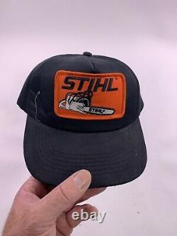 Vtg lot (40) Trucker Baseball hat cap snapback Stihl patch two tone 70s 80s 90s