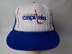 Washington Capitals Vintage 8 Panel Snapback Trucker Hat Krystal Cap Co. Ltd Euc