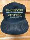 Winchester And Western Railroad Vintage Cap Hat Dark Denim Snap Back